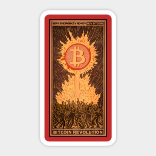 bitcoin revolution Sticker